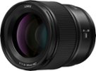 Panasonic - LUMIX S-S85 85mm F1.8 L-Mount Lens for LUMIX S Series Cameras - Black