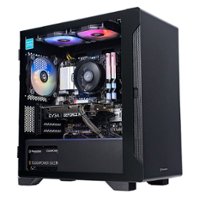 Thermaltake - Graphite 360 Gaming Desktop - AMD Ryzen 5 5600X - 16GB Memory - NVIDIA GeForce RTX 3060 - 1TB NVMe M.2 - Black - Front_Zoom