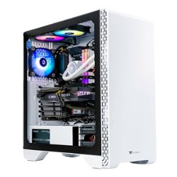 Thermaltake - Glacier 360 Gaming Desktop - AMD Ryzen 5 5600X - 16GB Memory - NVIDIA GeForce RTX 3060 - 1TB NVMe M.2 - White - Front_Zoom