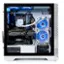 Left. Thermaltake - Glacier 360 Gaming Desktop - AMD Ryzen 5 5600X - 16GB Memory - NVIDIA GeForce RTX 3060 - 1TB NVMe M.2 - White.