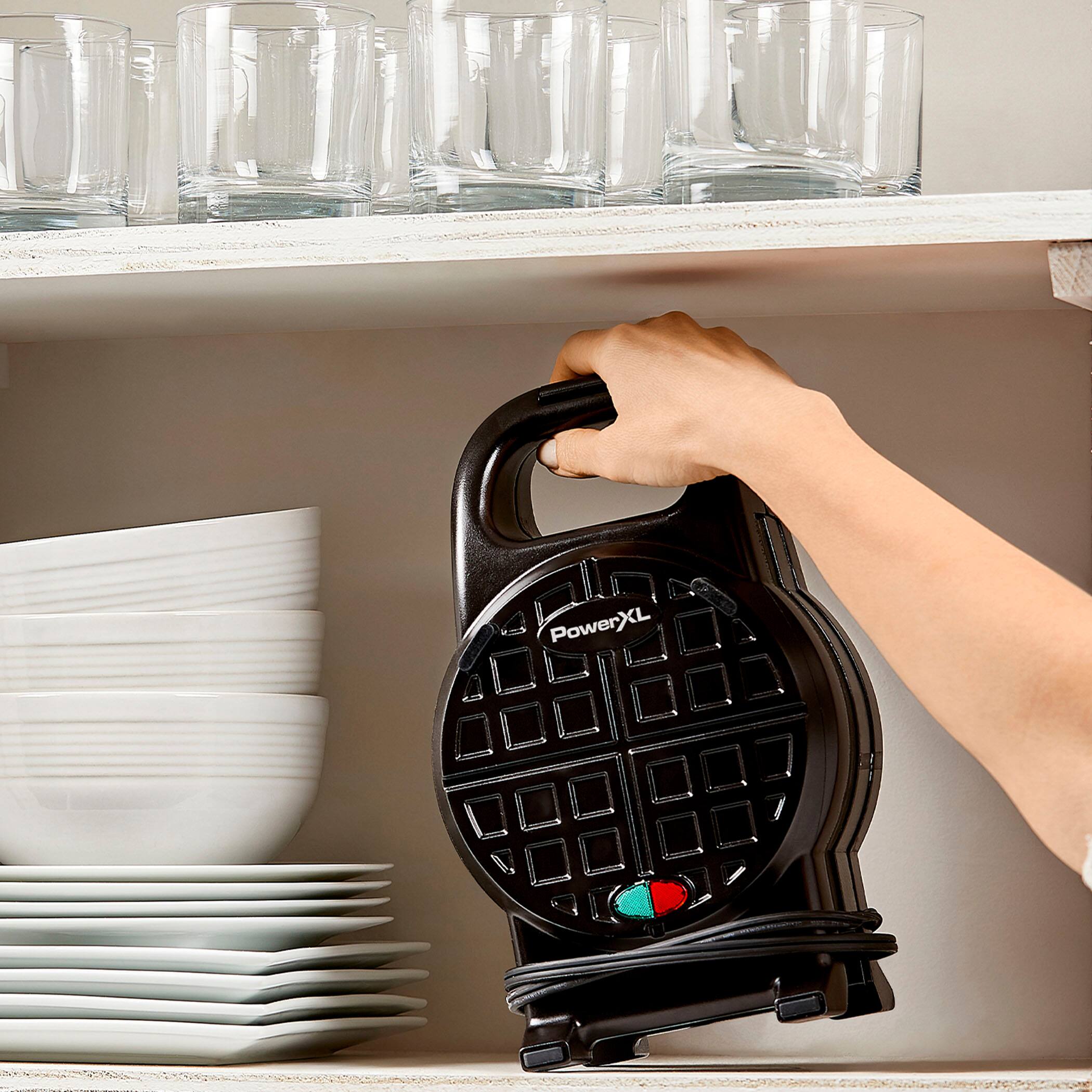 Customer Reviews PowerXL 5Inch Stuffed Wafflizer Black PXLW Best Buy