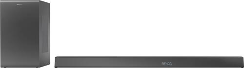 Philips - 3.1.2-Channel Soundbar with Wireless Subwoofer, Dolby Atmos and expandable surround sound - Dark Gray-Front_Standard 