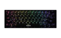 GAMDIAS - GD-HERMES E3 60% RGB Wired BLUE Switch Mechanical Keyboard - Black - Front_Zoom