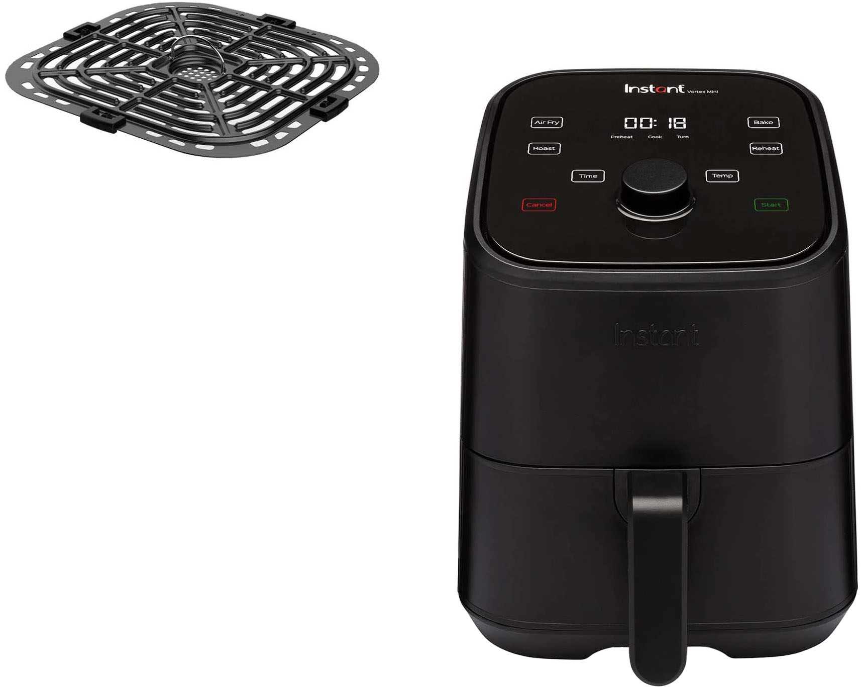 SEE NOTES Instant Pot 140-3080-01 Black Vortex 5.7 Qt Air Fryer Oven  Accessories