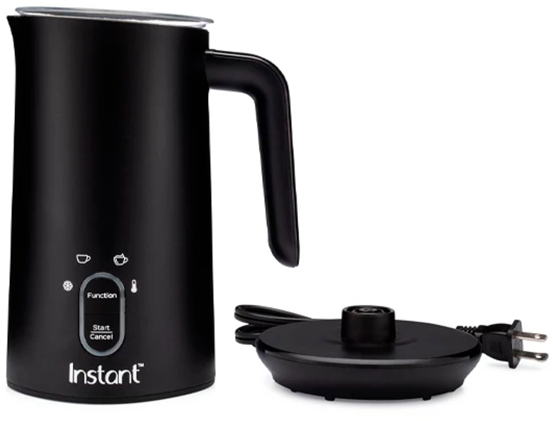 Maestri House Large Capacity Smart Adjustable Integrated Milk Frother Pot,  Black, 1 Piece - Foods Co.