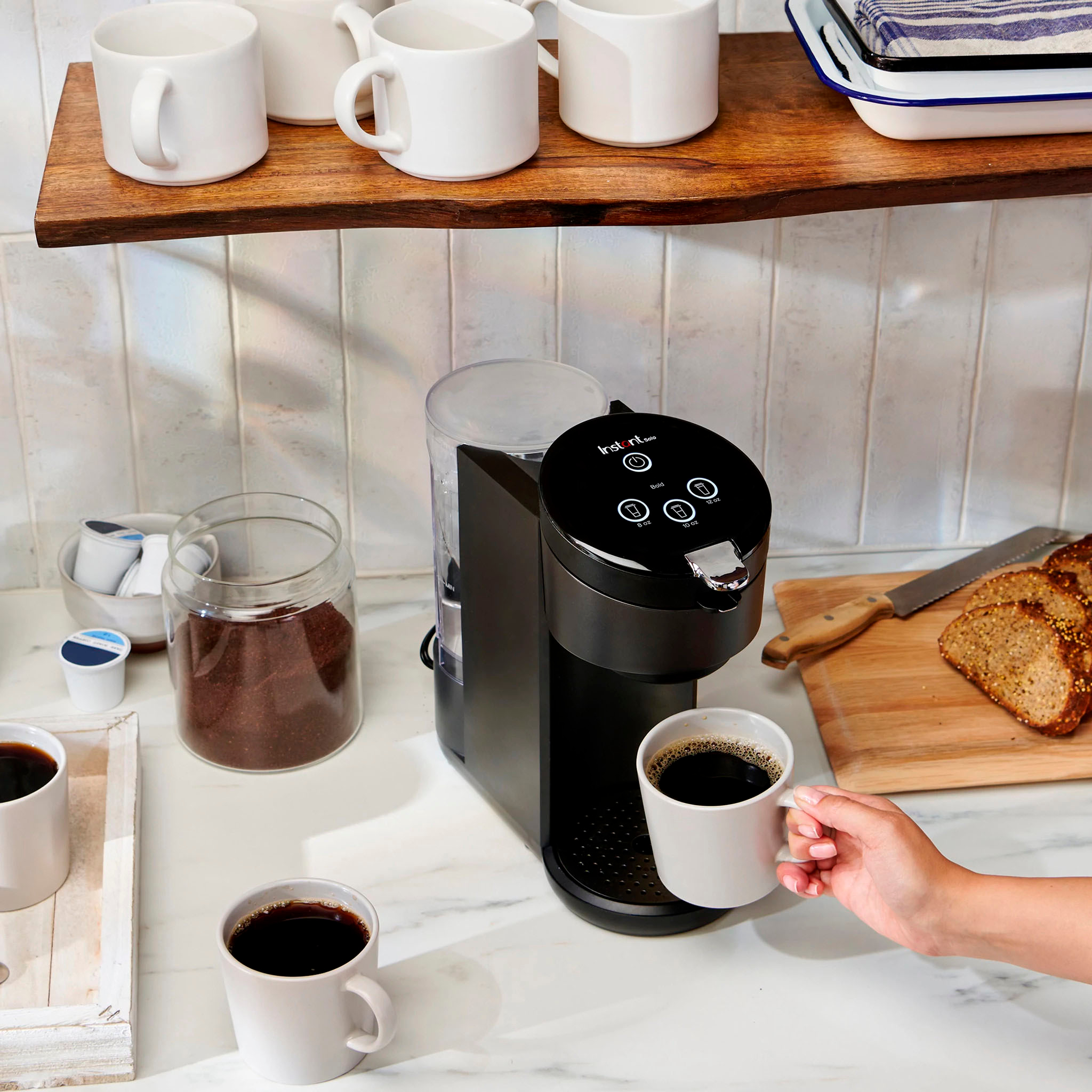 Instant™ Solo™ Single Serve Coffee Maker, White