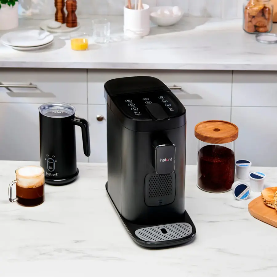 Alt View 14. Instant Pot - Dual Pod 3-in-1 Coffee Maker 68oz, Compatible with Nespresso and K-Cups - Black.