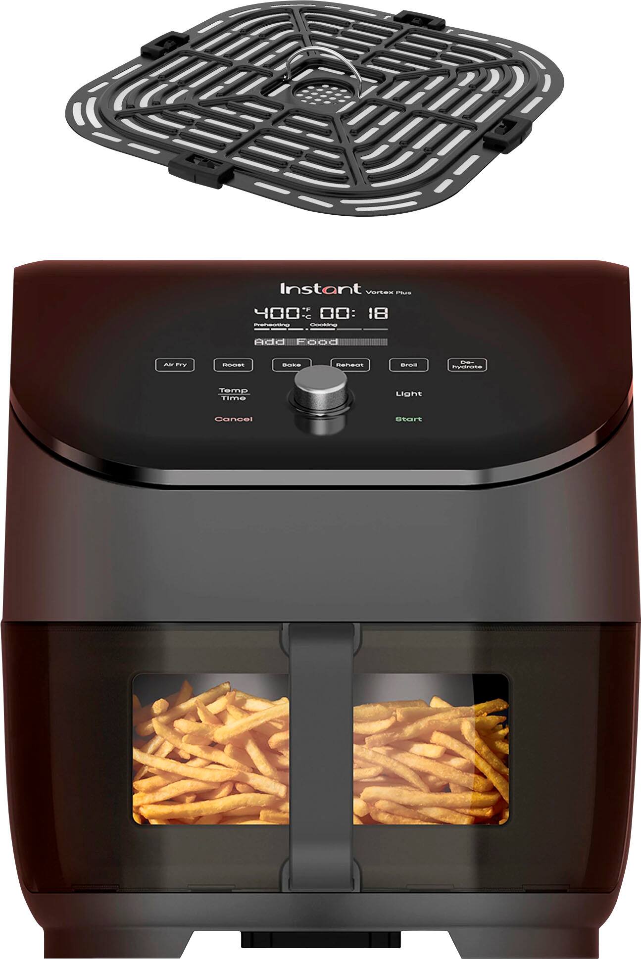 Instant Dual Air Fryer Vortex Plus VersaZone 8-in-1 Smart XL Capacity 1700W  - With Code - Sold By rebxshop