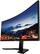Alt View 12. GIGABYTE - G34WQC A 34" LED Curved WQHD FreeSync Premium Gaming Monitor with HDR (HDMI, DisplayPort, USB) - Black.