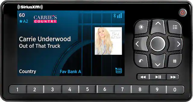 Front. SiriusXM - Roady BT Satellite Radio - Black.