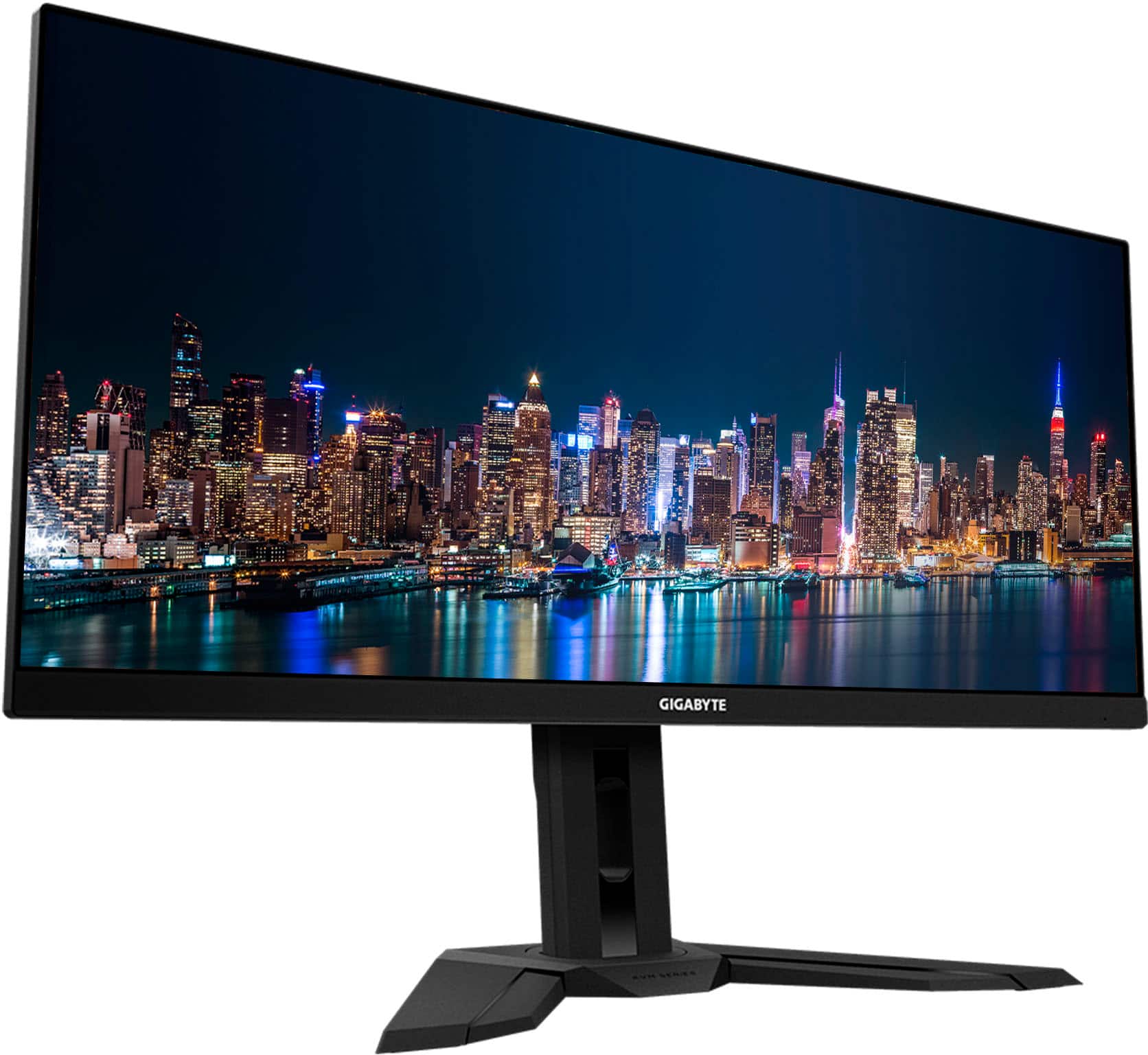 Alt View 11. GIGABYTE - M34WQ 34" LED WQHD FreeSync Premium IPS Gaming Monitor with HDR (HDMI, DisplayPort, USB) - Black.
