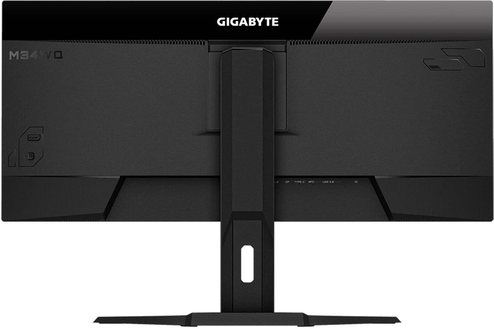 Alt View 13. GIGABYTE - M34WQ 34" LED WQHD FreeSync Premium IPS Gaming Monitor with HDR (HDMI, DisplayPort, USB) - Black.