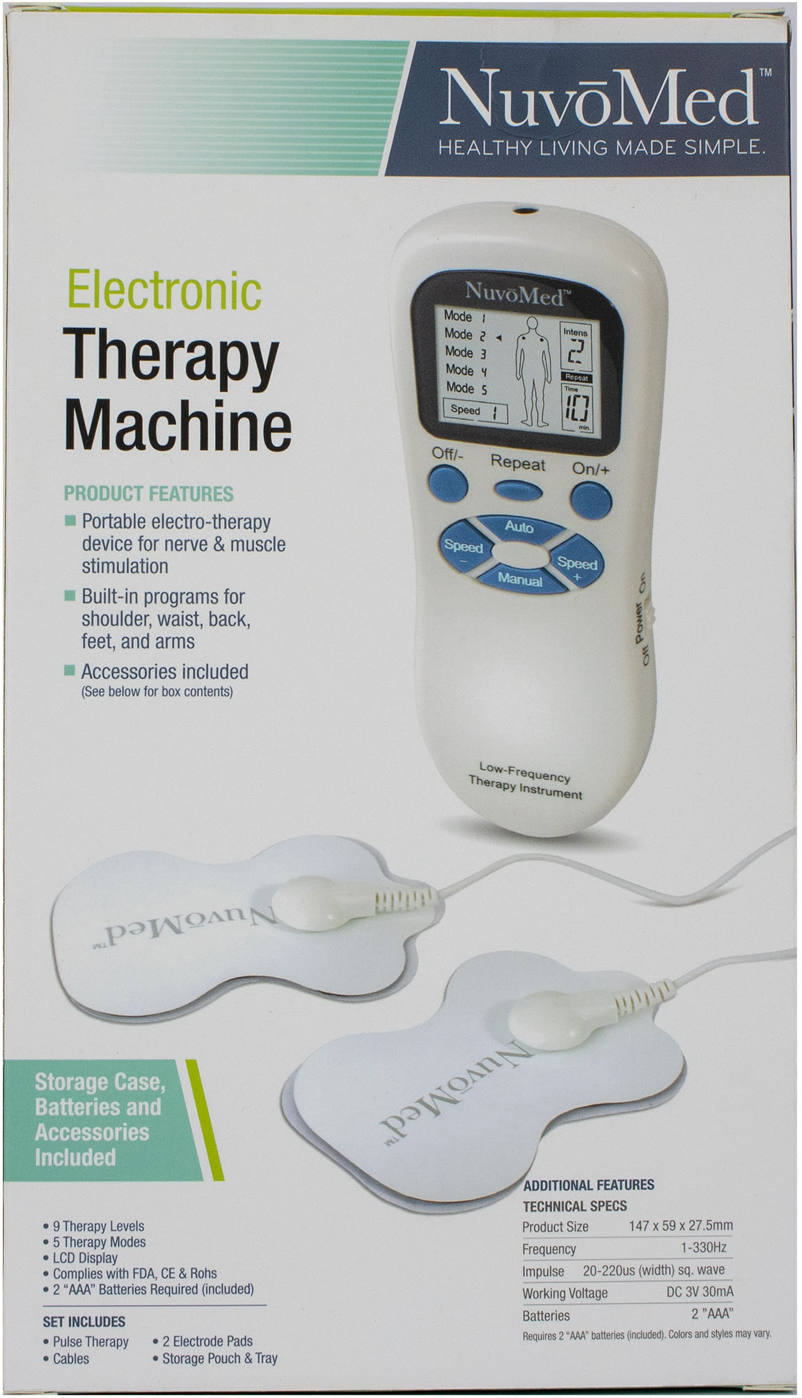 Left View: Compex - Sport Elite Electronic Muscle Stimulator - Gray