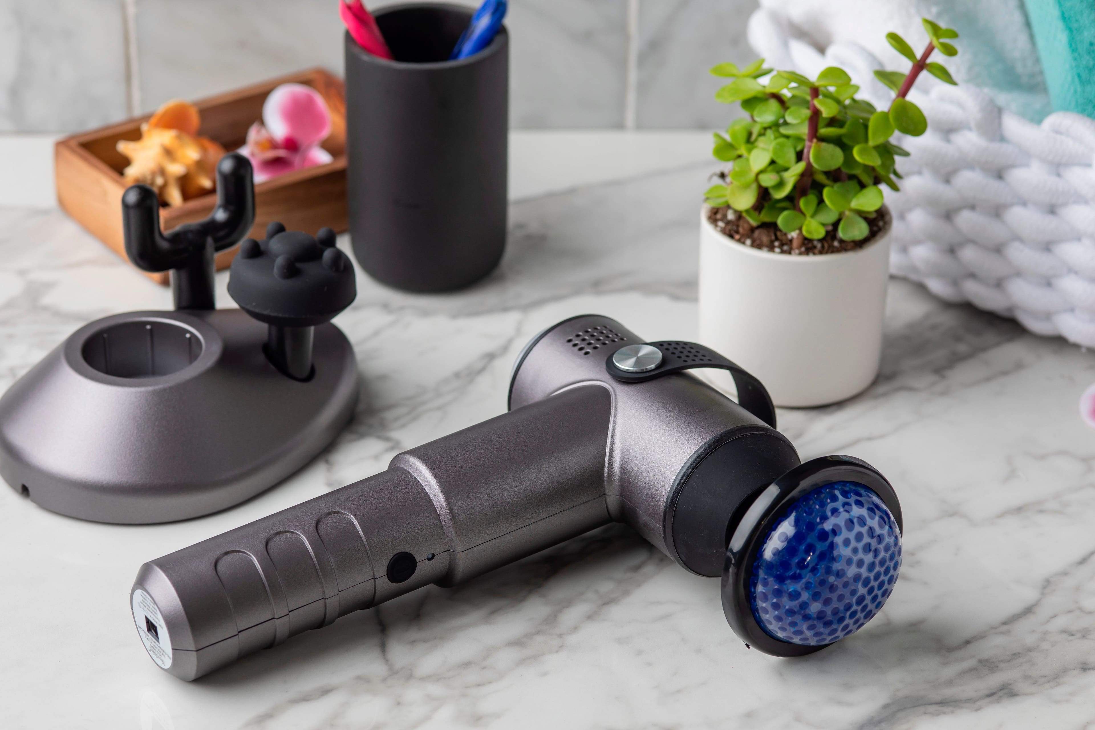 Alt View 17. NuvoMed - RX-2 Pro Hot and Cold Therapy Portable Impact Massager - Black.