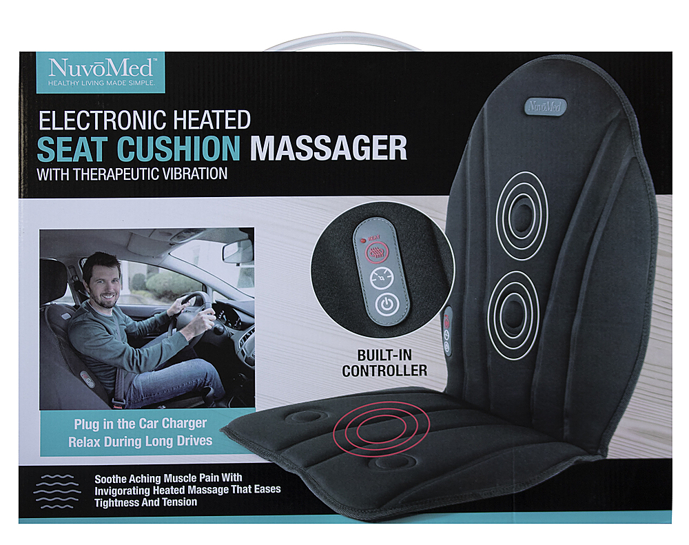Best Buy: NuvoMed Heating and Vibrating Seat Cushion Massager