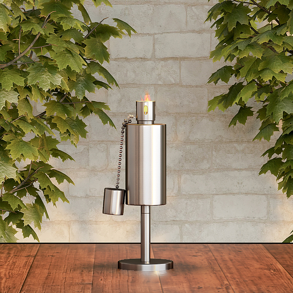 

Nature Spring - Tabletop Citronella Torch Lamp - Stainless Steel