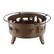 Alt View 16. Nature Spring - Round Steel Wood Burning Fire Pit with Bear Cutouts - Antique Gold.