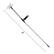 Alt View 12. Nature Spring - Solar Powered 3-Piece LED Stake Set - Stainless Steel.