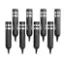 Alt View 14. Nature Spring - Solar Path Bollard Lights Set of 8 - Black.