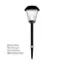 Alt View 13. Nature Spring - Outdoor Lights Set of 8 - Black.