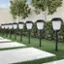 Alt View 14. Nature Spring - Outdoor Lights Set of 8 - Black.