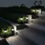 Alt View 16. Nature Spring - Outdoor Lights Set of 8 - Black.