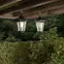 Alt View 14. Nature Spring - Solar Outdoor Lantern Light Set of 2 with Shepherd Hooks - Black.