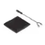 Alt View 18. Nature Spring - Round Cross-Weave Steel Wood Burning Fire Pit - Black.