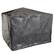 Alt View 16. Nature Spring - Square Marble Tile Edge Wood Burning Fire Pit - Black and Orange.