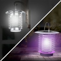 Nature Spring - LED Lantern and Bug Zapper with Rechargable Battery - Stainless Steel - Alt_View_Zoom_11