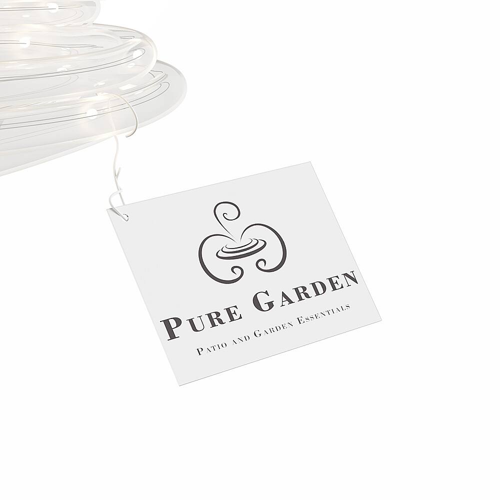 Alt View 17. Nature Spring - 38-Foot Outdoor Solar Rope Light - Warm White.