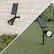 Alt View 11. Nature Spring - Outdoor LED Solar Spotlights Set of 2 - Black.