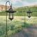 Alt View 17. Nature Spring - Hanging Solar Coach Lights Set of 2 - Black.