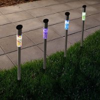 Nature Spring - Solar Outdoor LED Light Set of 4 - mosaic - Alt_View_Zoom_11