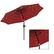Alt View 14. Nature Spring - 10-Foot Offset Patio Umbrella with Vertical Tilt - Crimson Red.