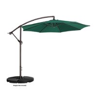 Nature Spring - 10-Foot Offset Patio Umbrella with Vertical Tilt - Green - Alt_View_Zoom_11