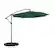Alt View 11. Nature Spring - 10-Foot Offset Patio Umbrella with Vertical Tilt - Green.