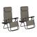 Alt View 17. Hastings Home - Zero Gravity Lounge Chairs Set of 2 - Gray.