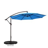 Nature Spring - 10-Foot Offset Patio Umbrella with Vertical Tilt - Blue - Alt_View_Zoom_11