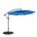 Alt View 11. Nature Spring - 10-Foot Offset Patio Umbrella with Vertical Tilt - Blue.