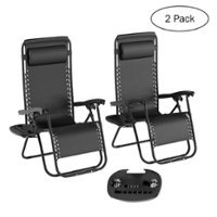 Hastings Home - Anti-Gravity Lounge Chairs Set of 2 - Black - Alt_View_Zoom_11