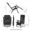 Alt View 12. Hastings Home - Anti-Gravity Lounge Chairs Set of 2 - Black.