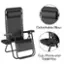 Alt View 13. Hastings Home - Anti-Gravity Lounge Chairs Set of 2 - Black.