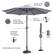 Alt View 13. Nature Spring - 9-Foot Patio Umbrella - Gray.