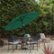 Alt View Zoom 17. Nature Spring - 10-Foot Patio Half Umbrella with Auto Tilt - Hunter Green.