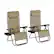 Front. Hastings Home - Hastings Home Zero Gravity Chairs, Set of 2, Beige - Beige.