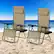 Alt View 16. Hastings Home - Hastings Home Zero Gravity Chairs, Set of 2, Beige - Beige.