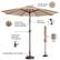 Alt View 13. Nature Spring - 9-Foot Patio Umbrella - Beige.