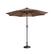 Alt View 11. Nature Spring - 9-Foot Solar LED Lighted Patio Umbrella - Brown.