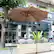 Alt View 16. Nature Spring - 9-Foot Solar LED Lighted Patio Umbrella - Brown.